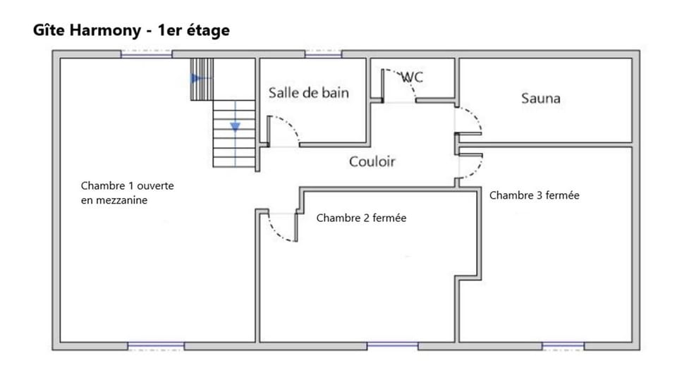 Harmony - Plan 1er étage