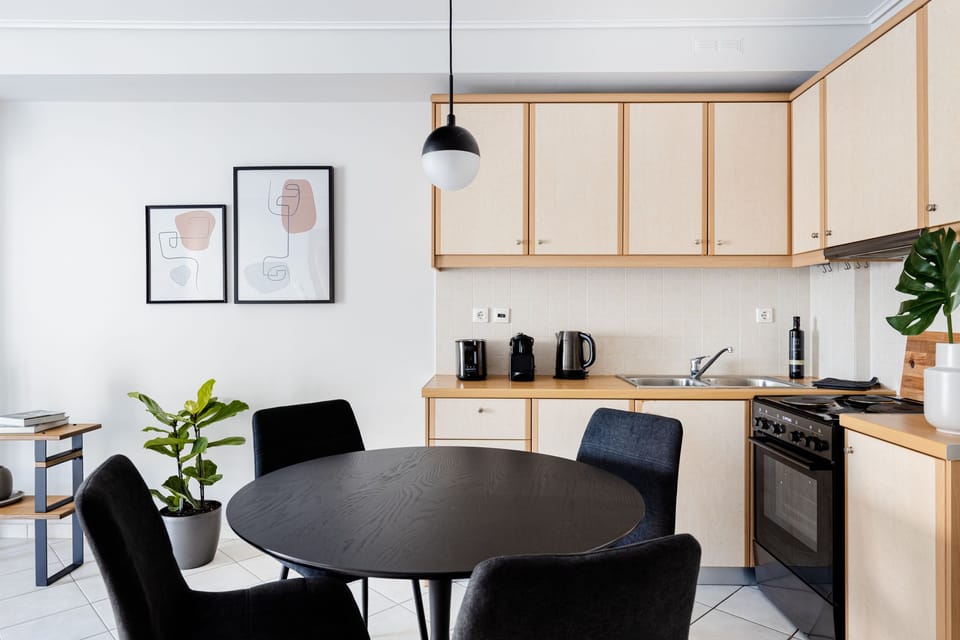 City Apartment | Living area | 50-inch Smart TV with digital channels, TV, Netflix