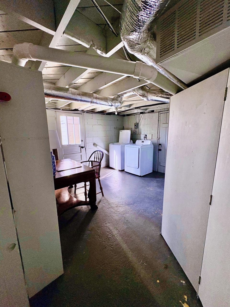 Downstairs Work Station/Laundry