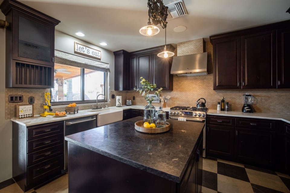 A modern kitchen