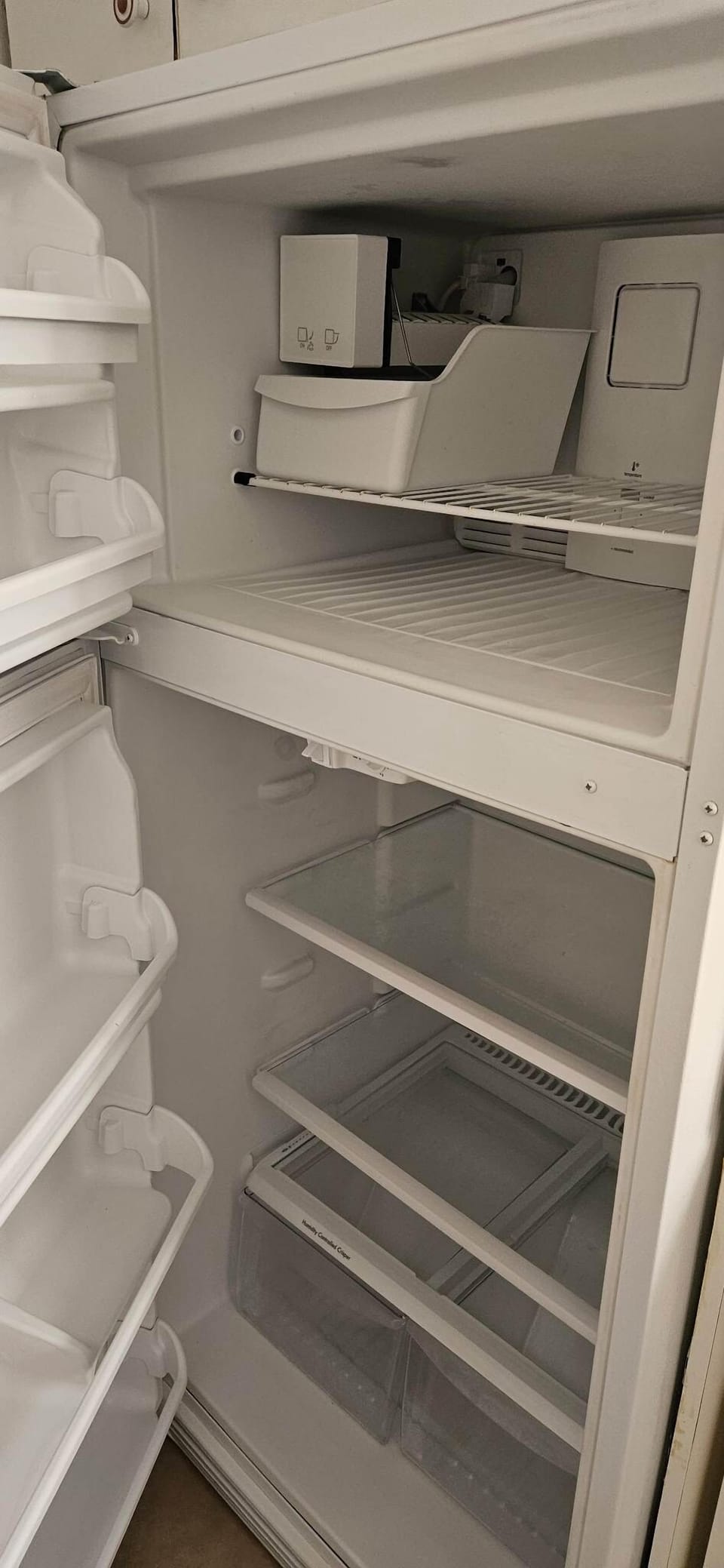 Full-size refrigerator and icemaker