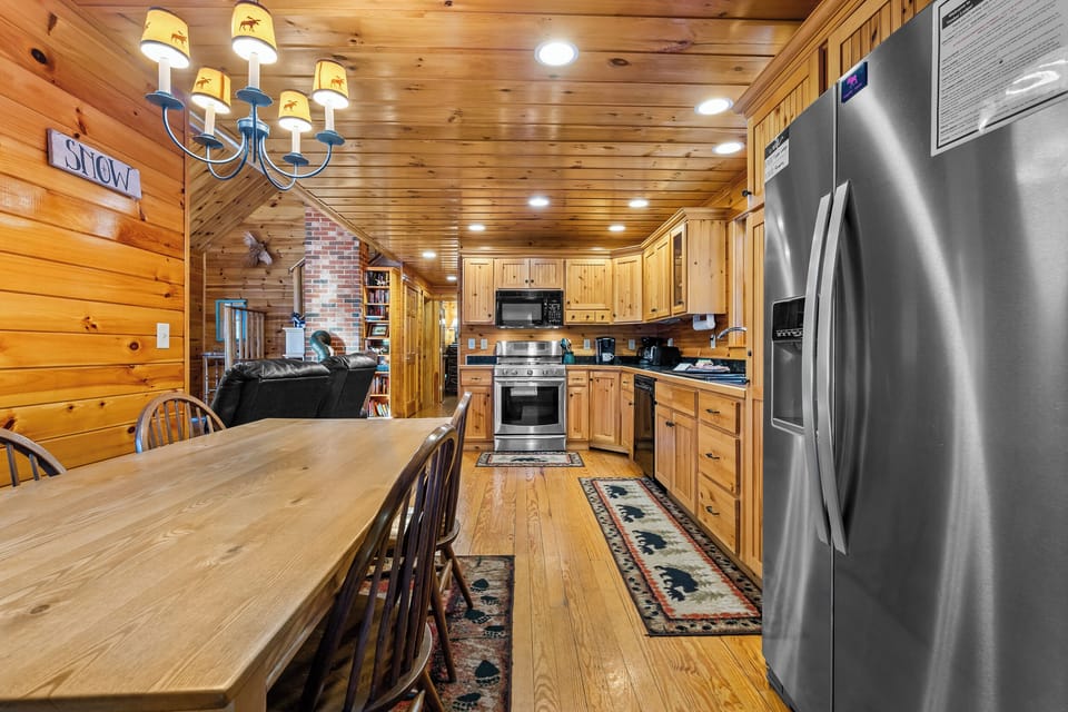 Kitchen with dining area
