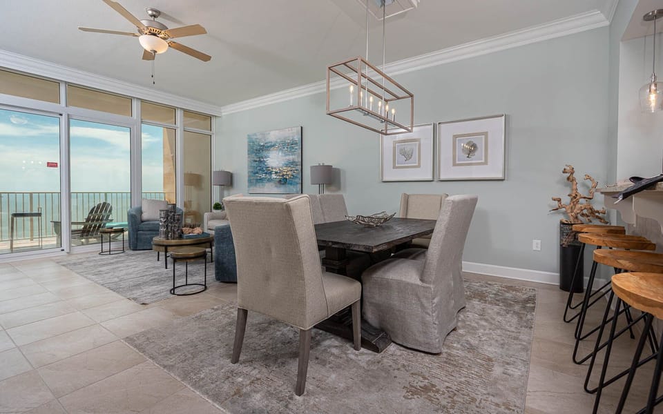 Enjoy a fun game night or family meal with beach views and experience memorable vacation moments