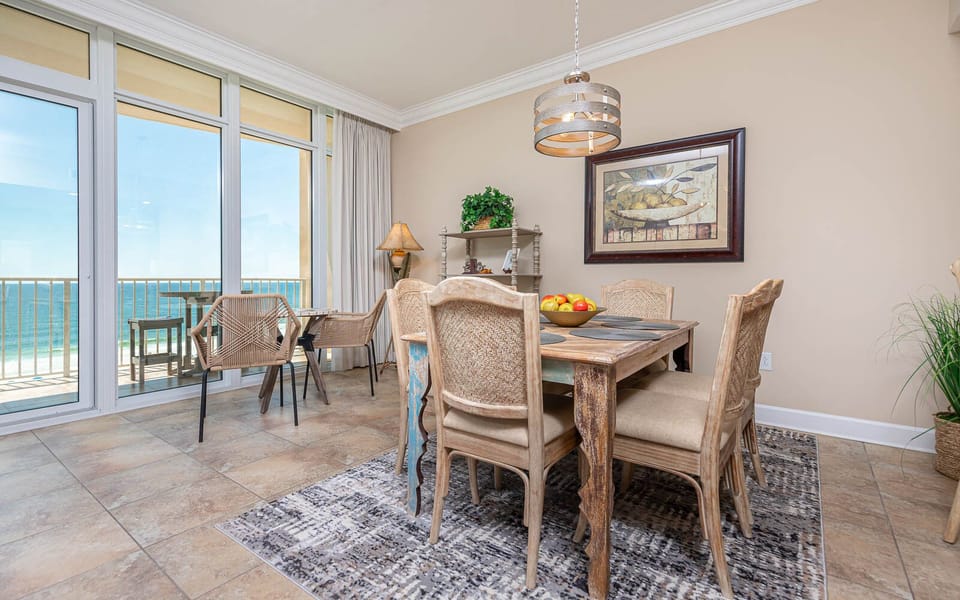 Savor a family meal or enjoy a fun game night with beach views and create lasting memories with loved ones