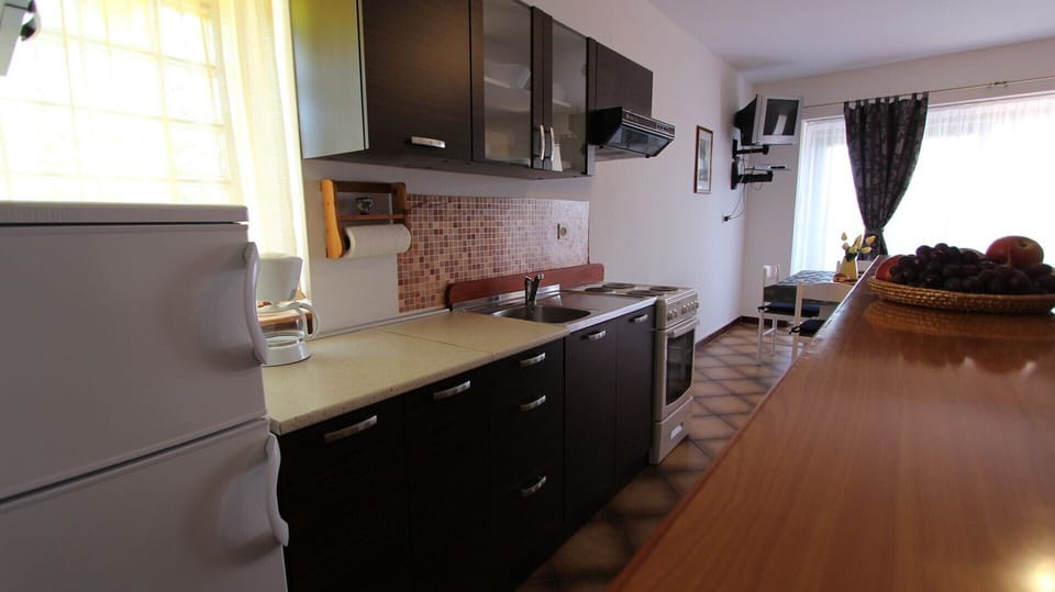 Kitchen and living room