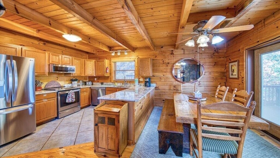 Kitchen into Dining Room