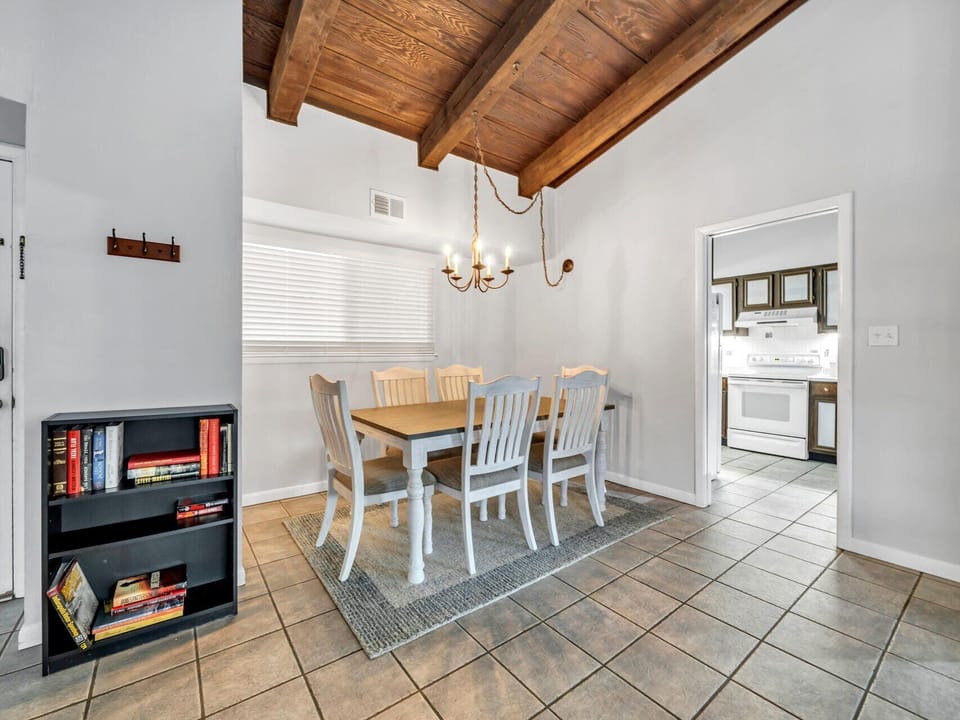 Dining Area Has Easy Access To Kitchen