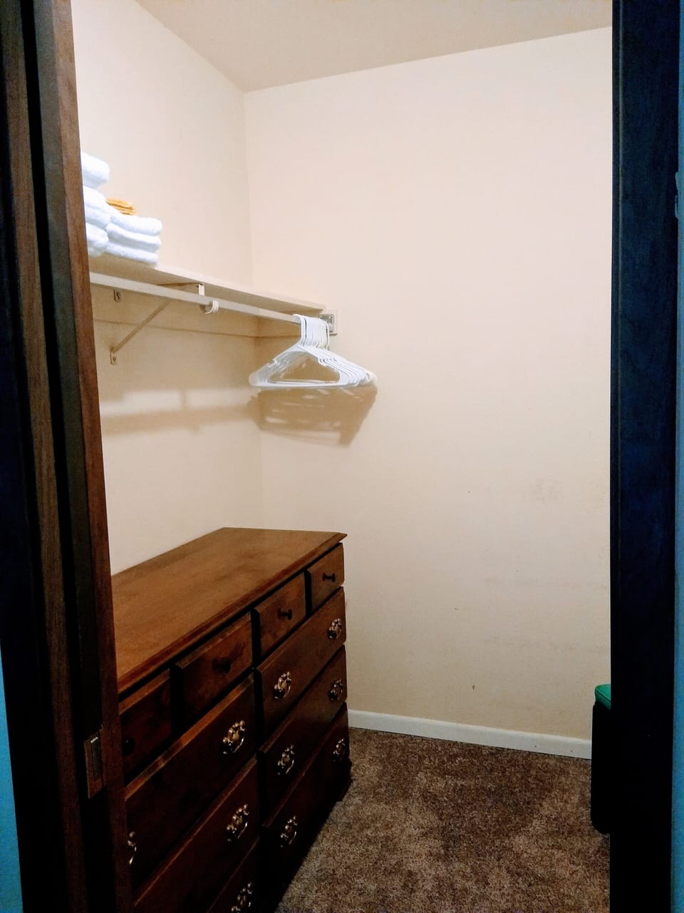 Spacious closets
