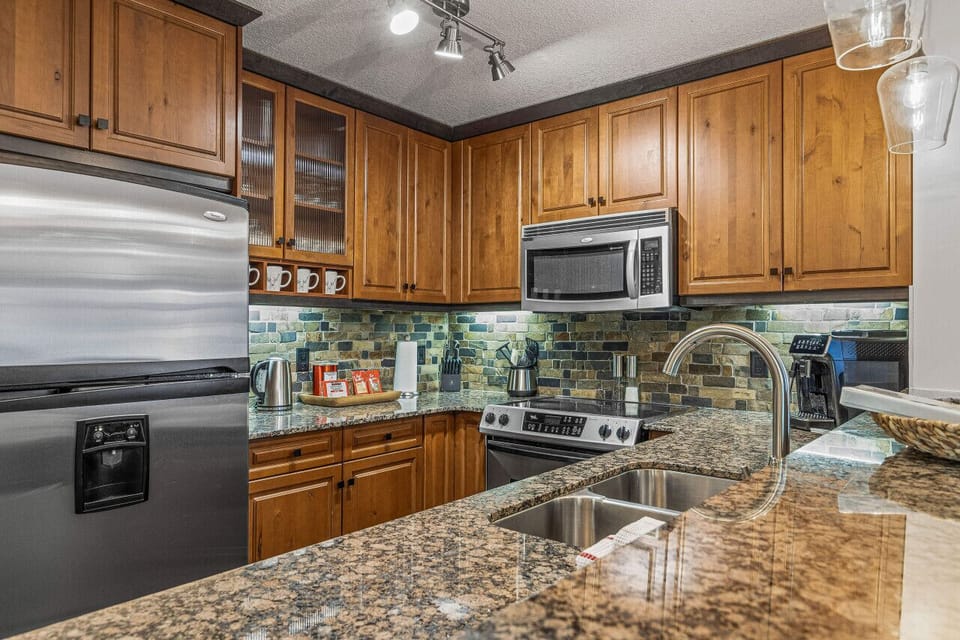Well equipped kitchen