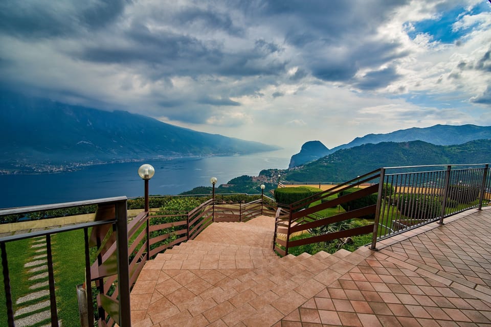 View of the Lake Garda from Tremosine