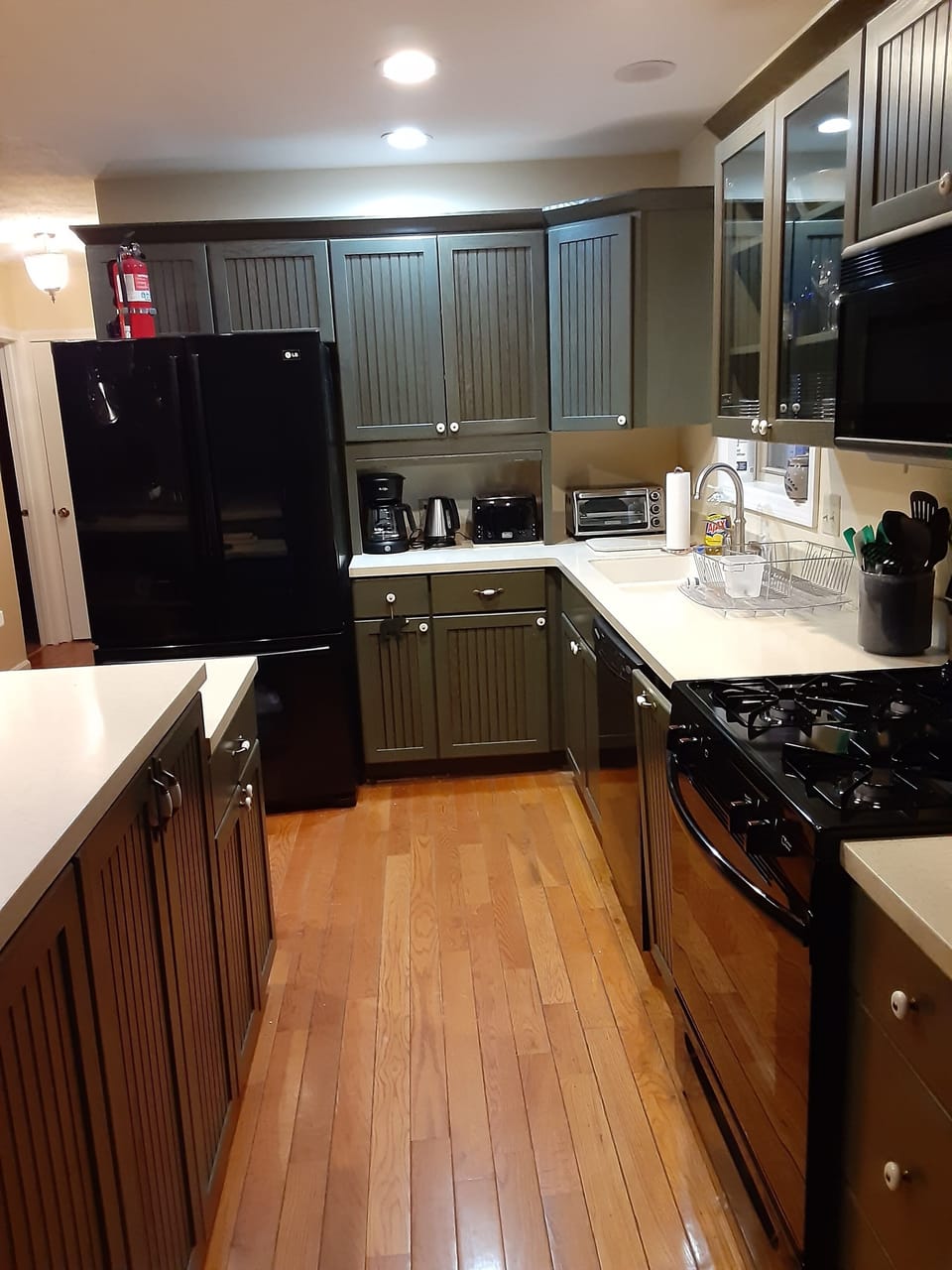 Kitchen.. well appointed.  We've got everything you need.  