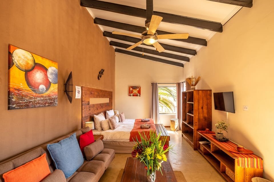Self-Catering Chalets  | In-room safe, desk, WiFi (free), bed sheets