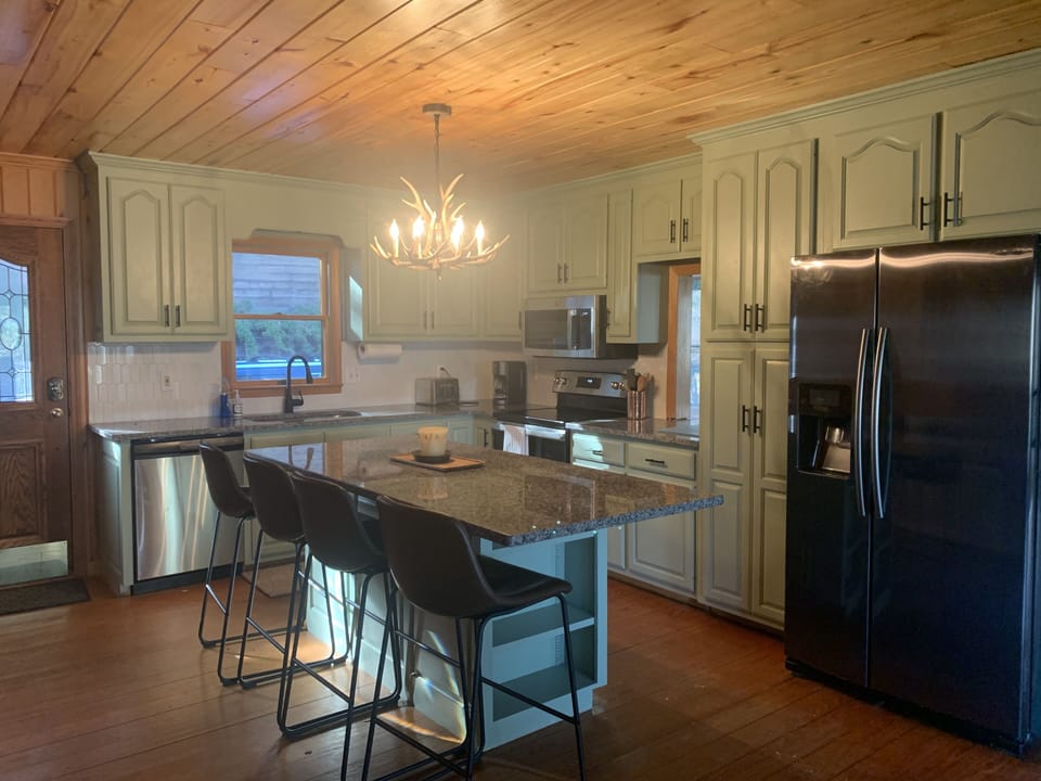 Newly remodeled kitchen. 