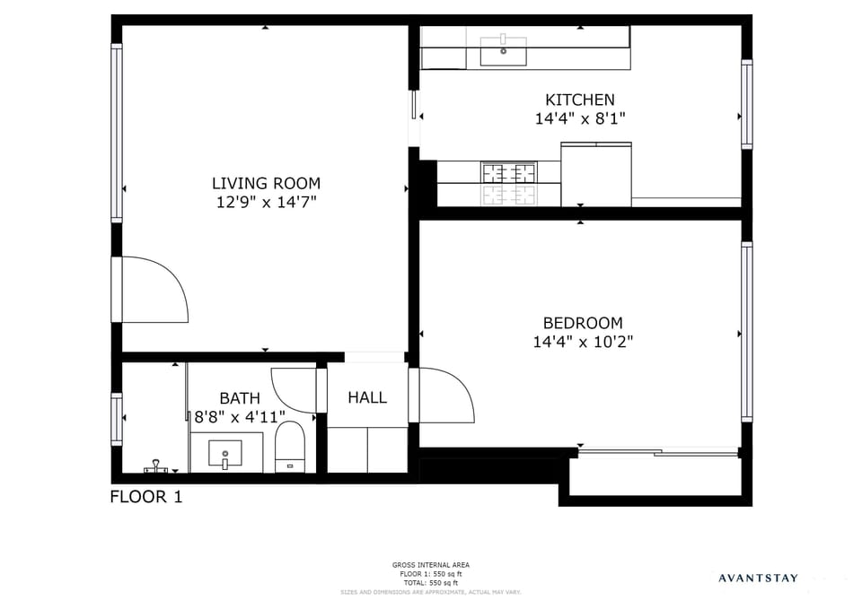Floor Plan for Seashore I.