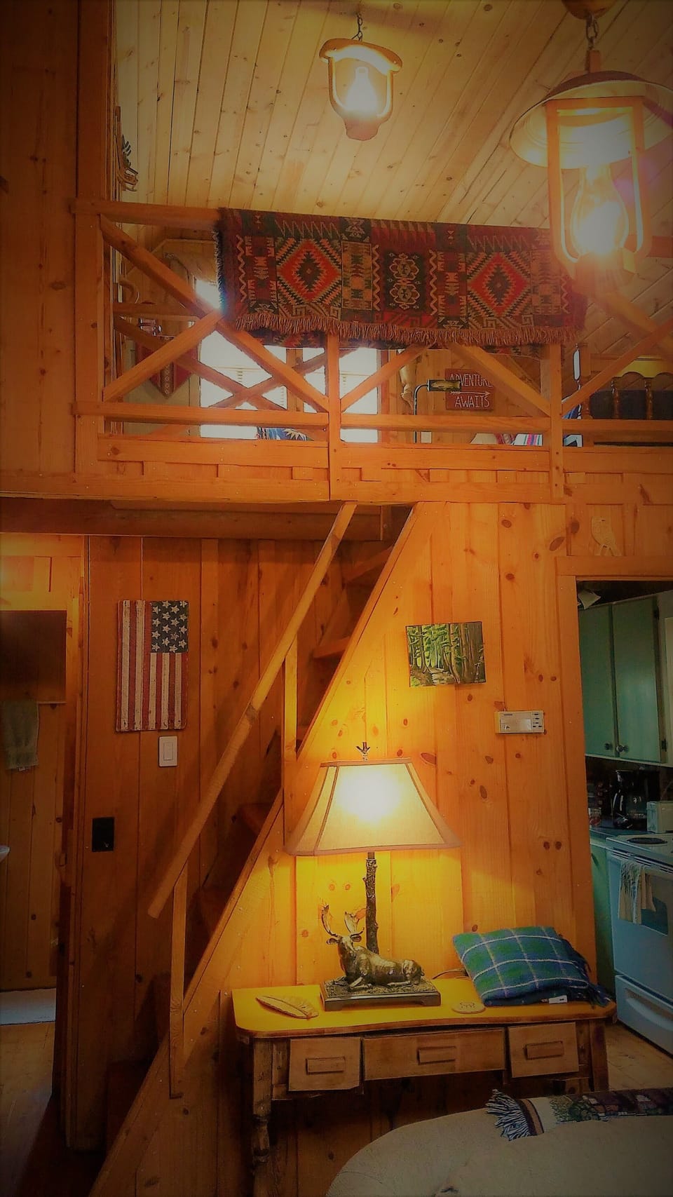 Loft overlooking Living Room