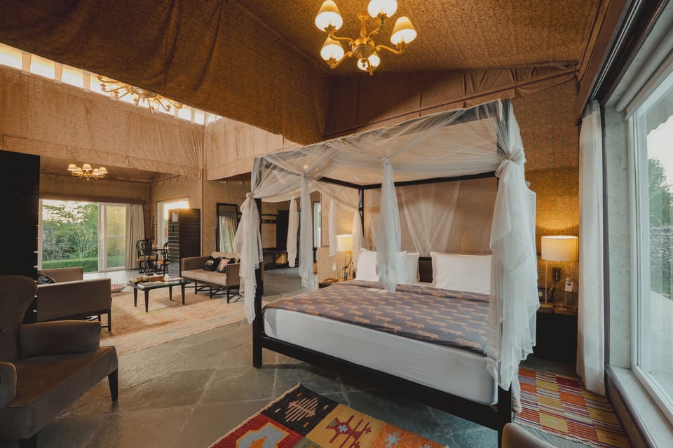 Jawai Signature Tent | Premium bedding, down comforters, minibar (some free items)