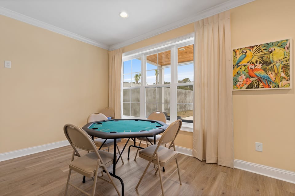 Enjoy a night of playing cards.