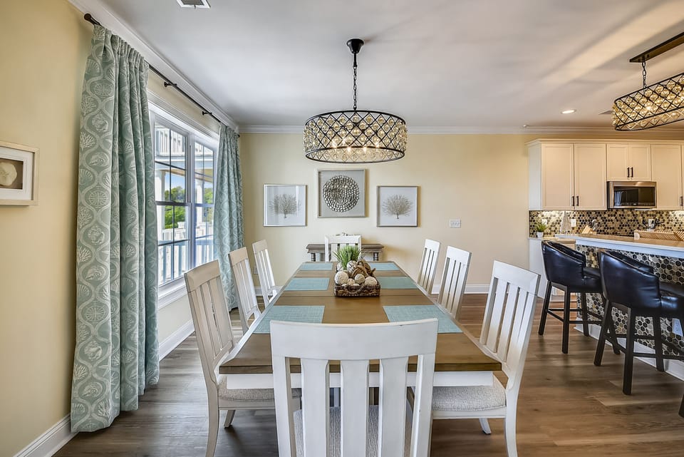 Sit down for a home cooked meal while making wonderful memories.