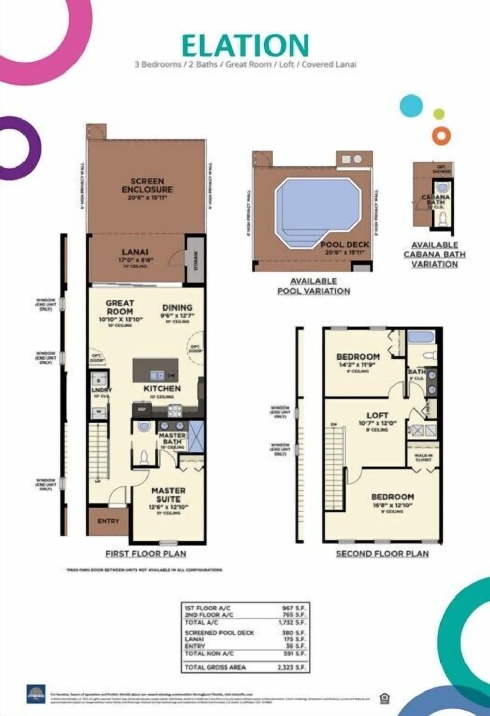 Beautiful 3 bed 2.5 bath townhome located in Festival Resort