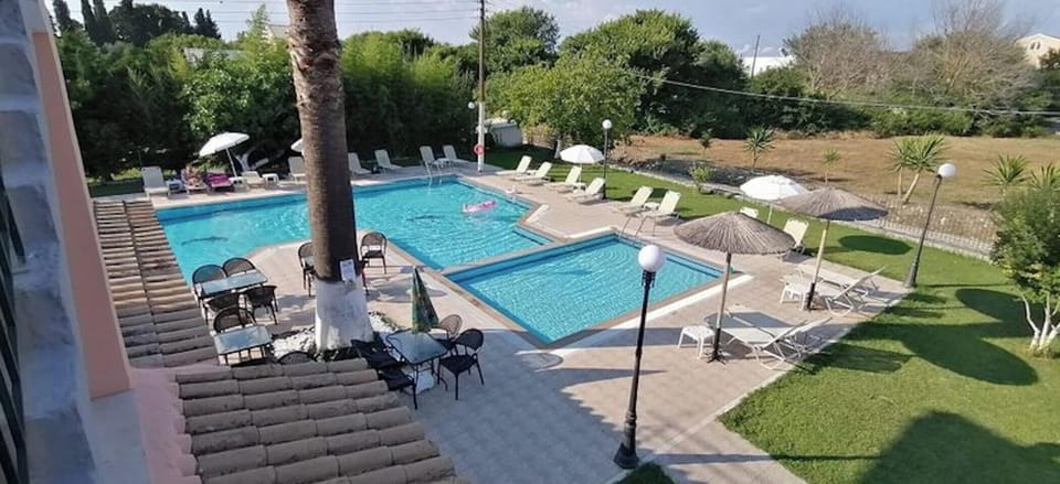 Room, 2 Bedrooms, Terrace, Garden View | Pool | Outdoor pool, sun loungers