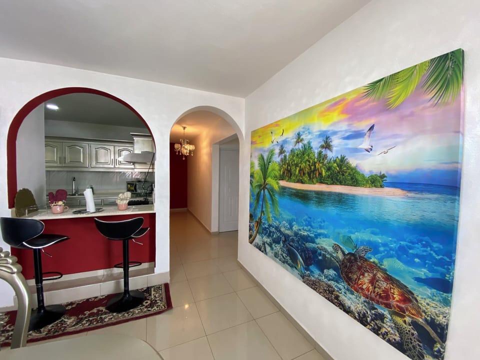 Apartment, 4 Bedrooms, Balcony, City View | Private kitchen | Stovetop, coffee/tea maker, dining tables
