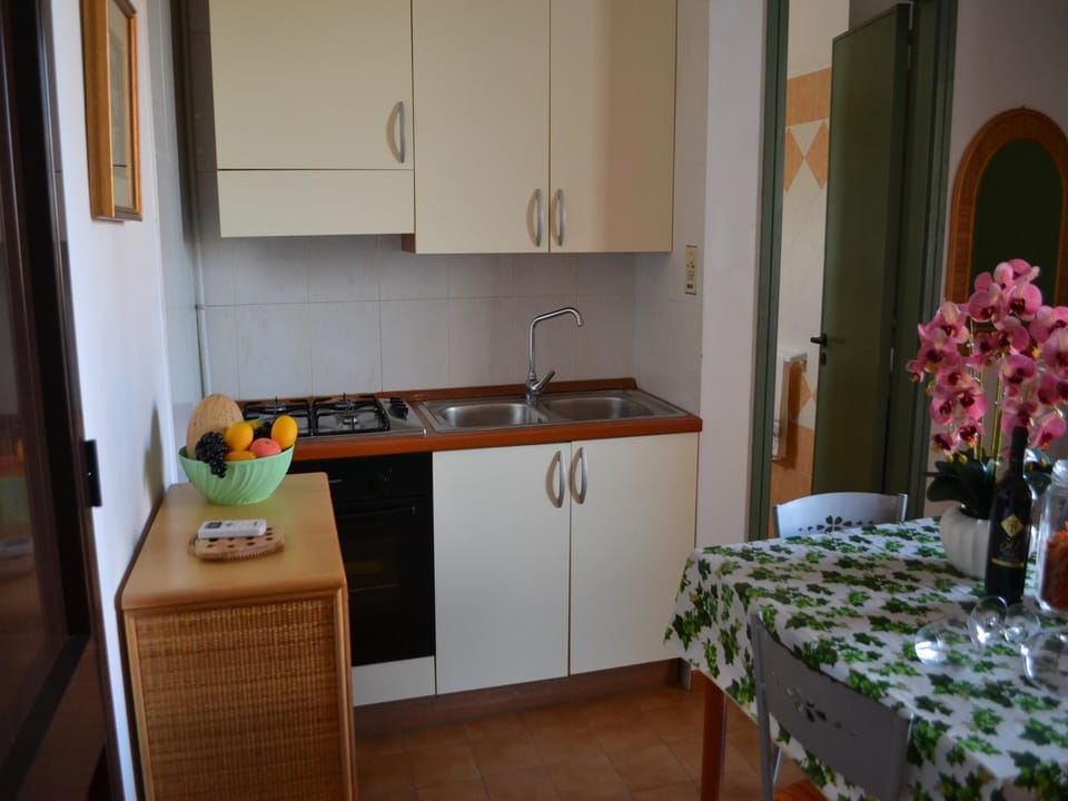 House, 1 Bedroom, Balcony, City View | Private kitchen | Coffee/tea maker, fridge, cookware/dishes/utensils