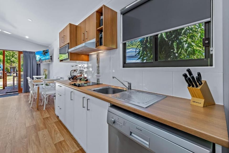 Superior 2 Bedroom Villa | Private kitchen | Shared fridge, microwave, stovetop, electric kettle