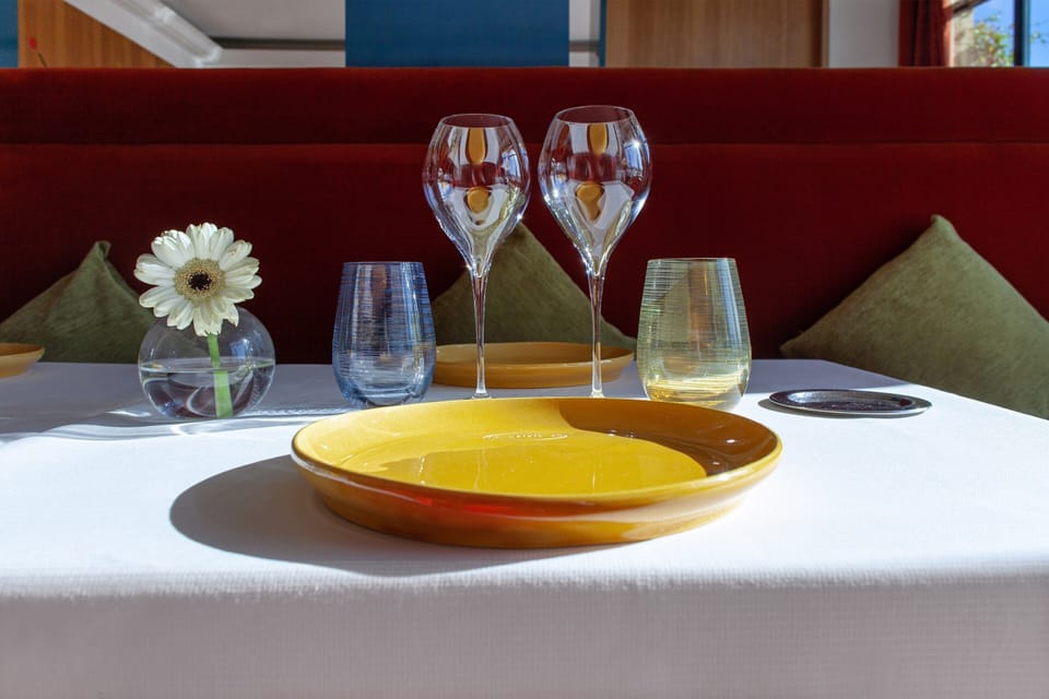 Lunch, dinner served; Mediterranean cuisine, beach views 