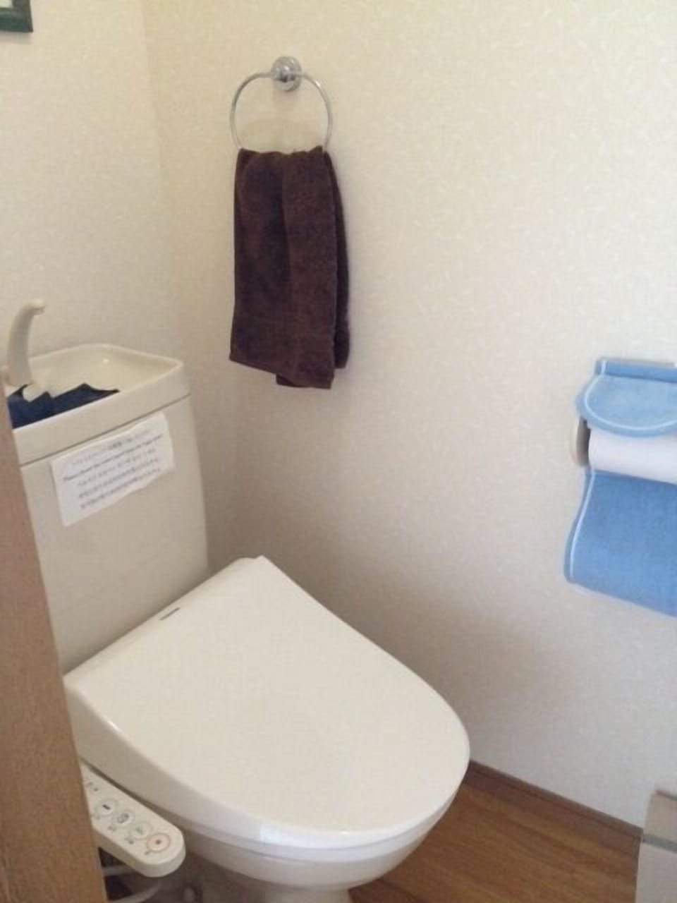 Shower, free toiletries, hair dryer, electronic bidet