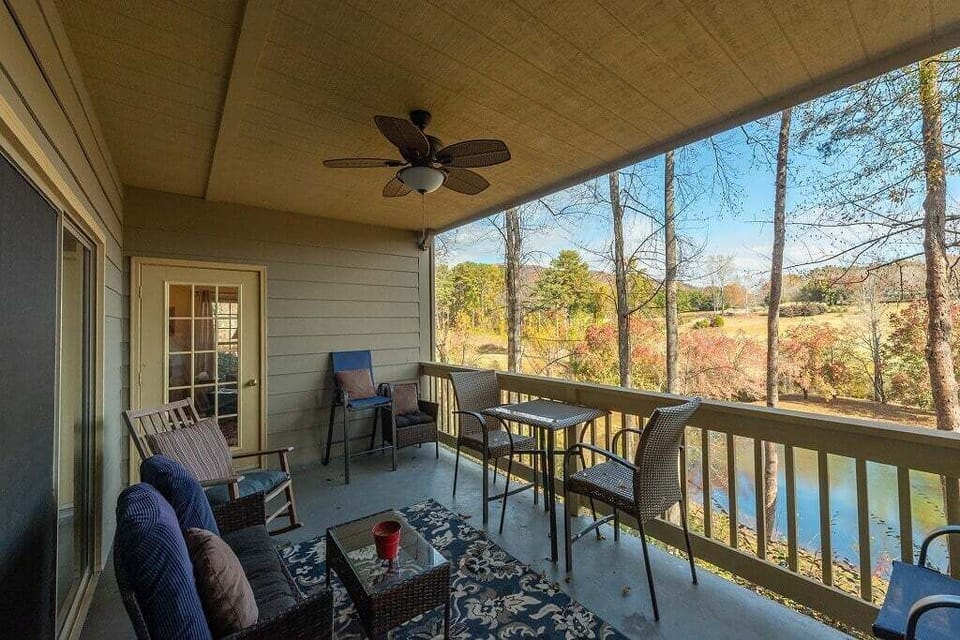 Open back deck, great place for enjoying morning coffee or evening sunsets.