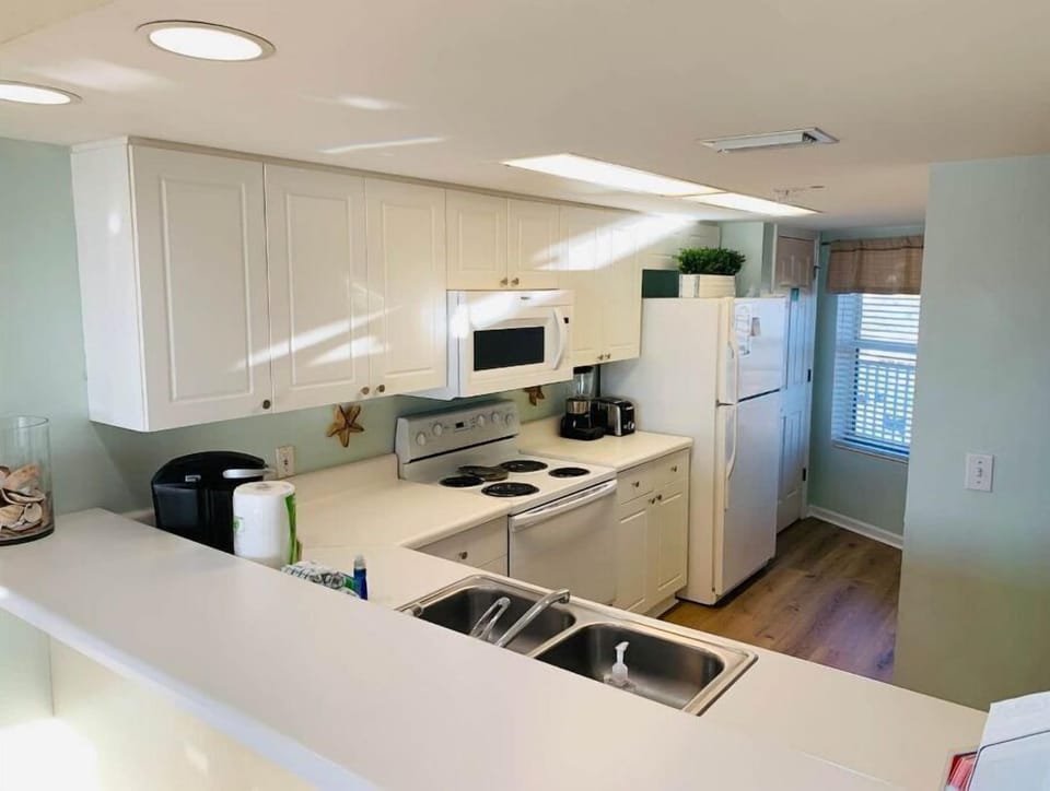Kitchen fully equipped to make and serve meals from home