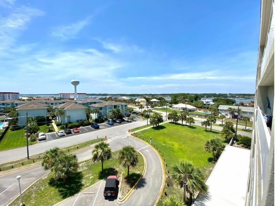 Balcony view of the Santa Rosa Sound