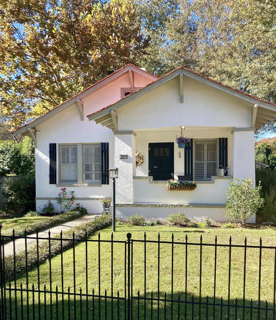 Downtown Aiken.  Very close to Bruce’s field, steeplechase, and Master’s!!!  