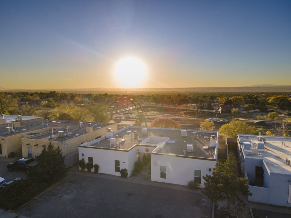 Drone video from above the property. Beautiful Sunsets!