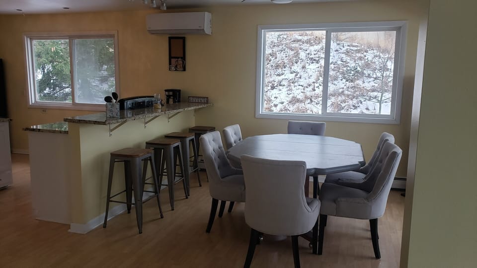 Open Concept Dining Area with Seating for 10 to 12