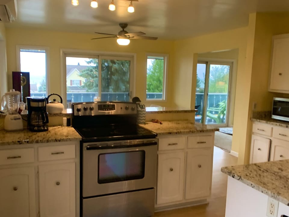 Kitchen with Views of Lake Michigan 