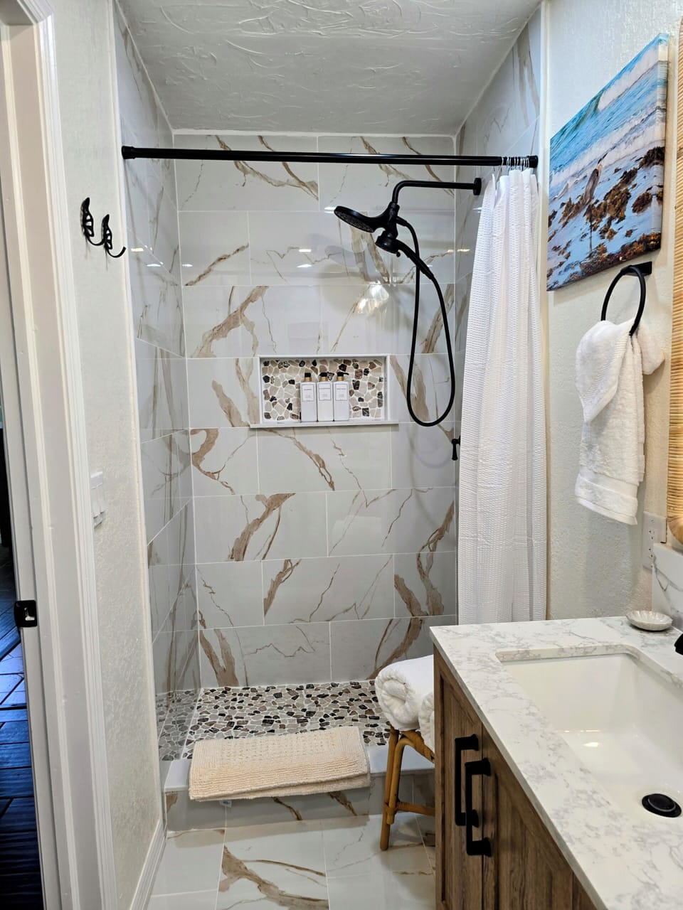 Master bedroom ensuite shower