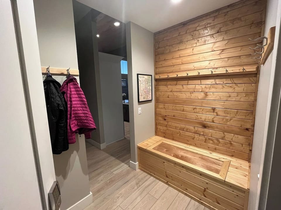 Mudroom from garage entry