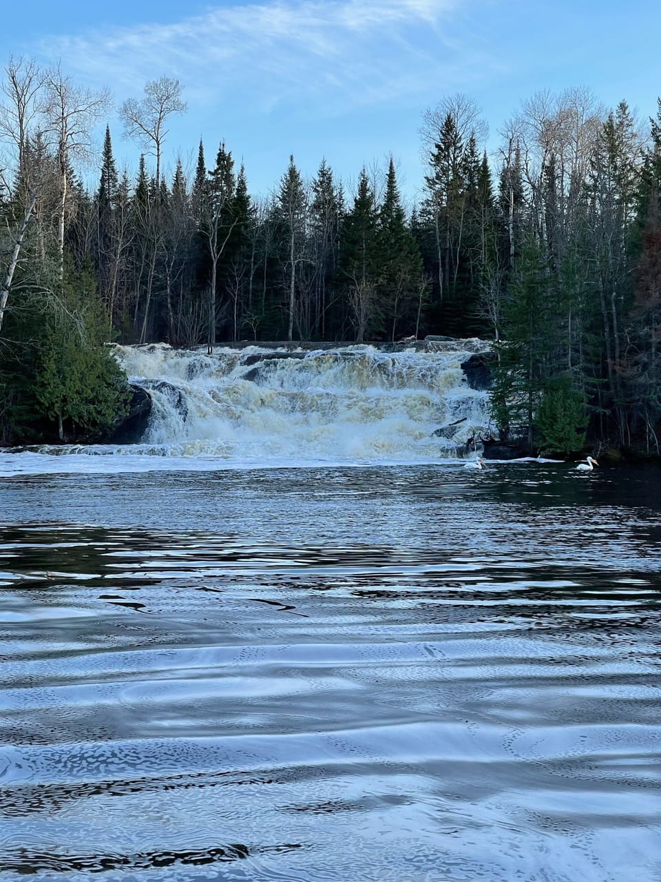 
Ash River Falls. One mile up the river from the Main Dock.