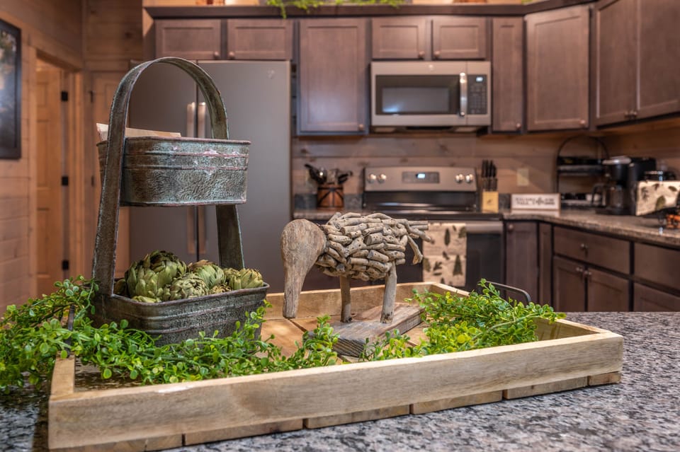 Hillside Chalet - professionally decorated for a modern-rustic look & feel.