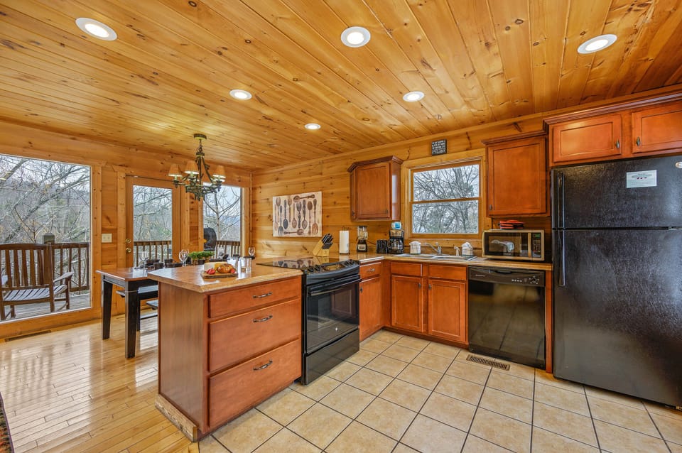 Prepare your favorite meals in the spacious, fully equipped kitchen