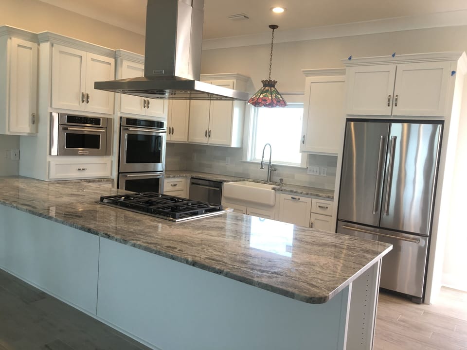 Another view of large kitchen

