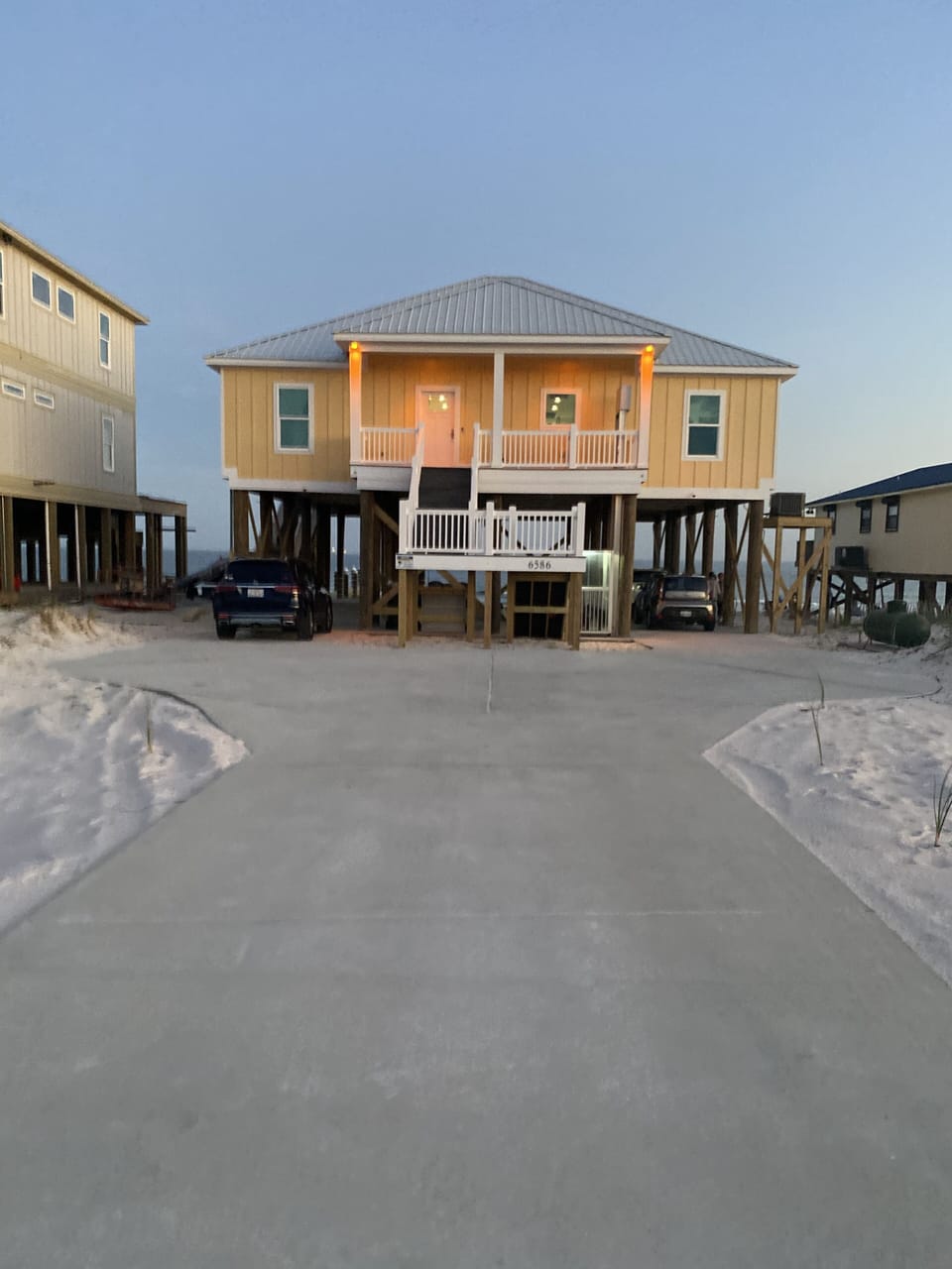 Front view from driveway
