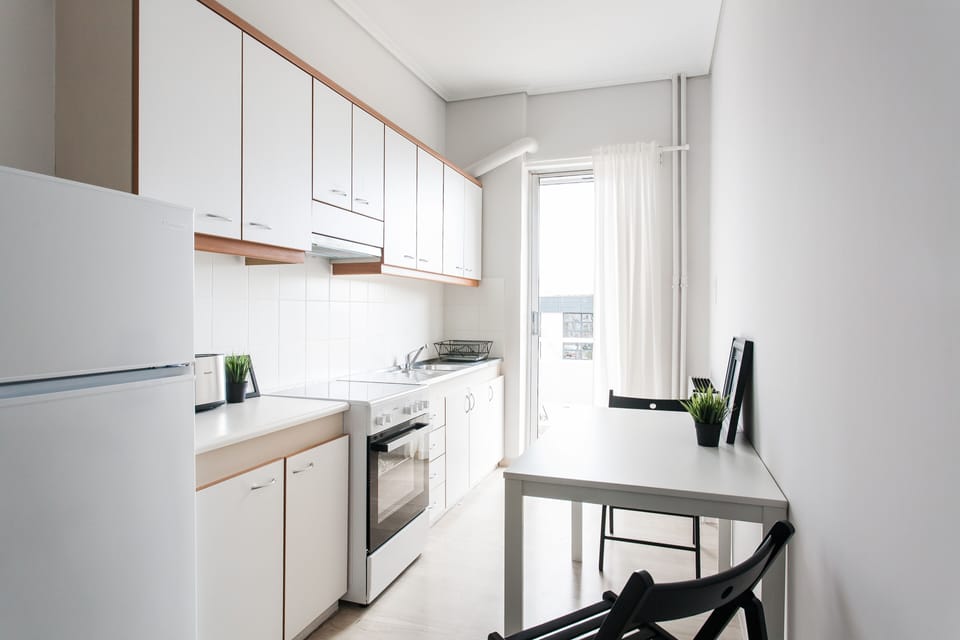 Standard Apartment | Private kitchen | Full-size fridge, oven, stovetop, espresso maker