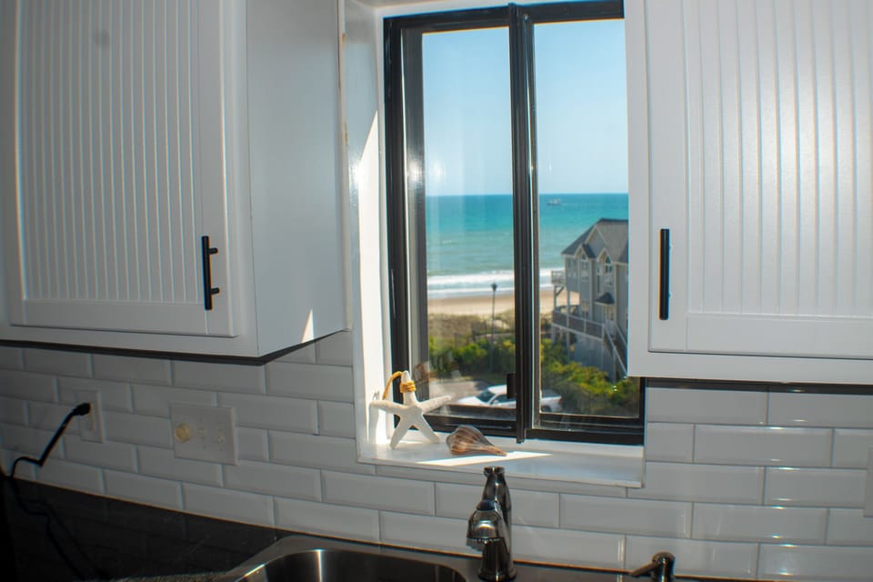 Kitchen Sink View of Ocean