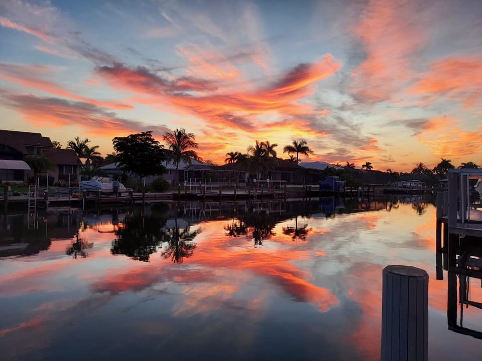 Colorful Marco Island sunsets right from your own backyard