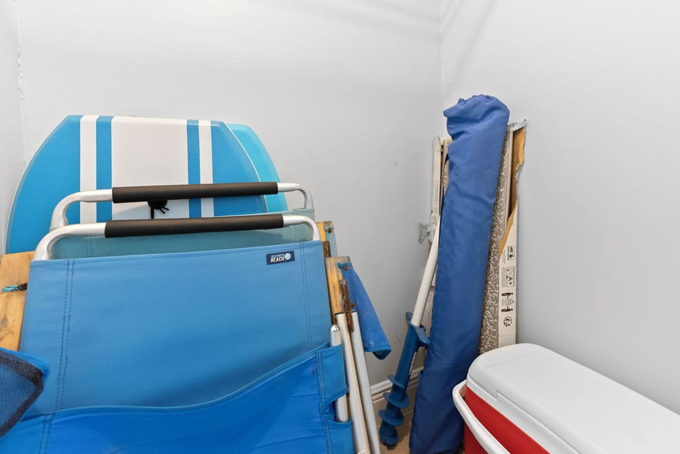 Extra beach chairs provided