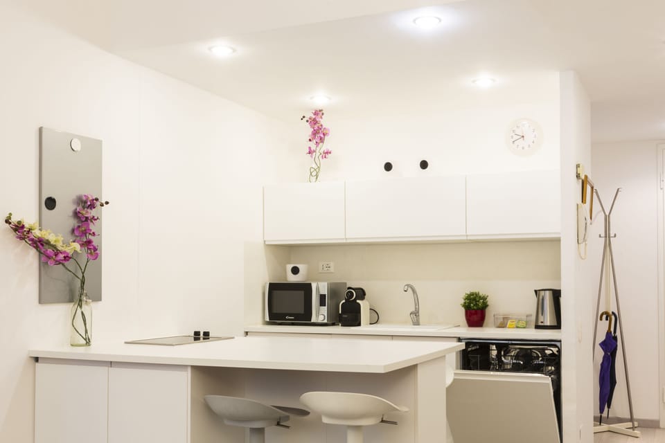 Apartment | Private kitchen | Stovetop, toaster, cleaning supplies