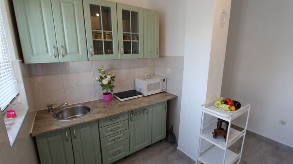 Kitchen and living room