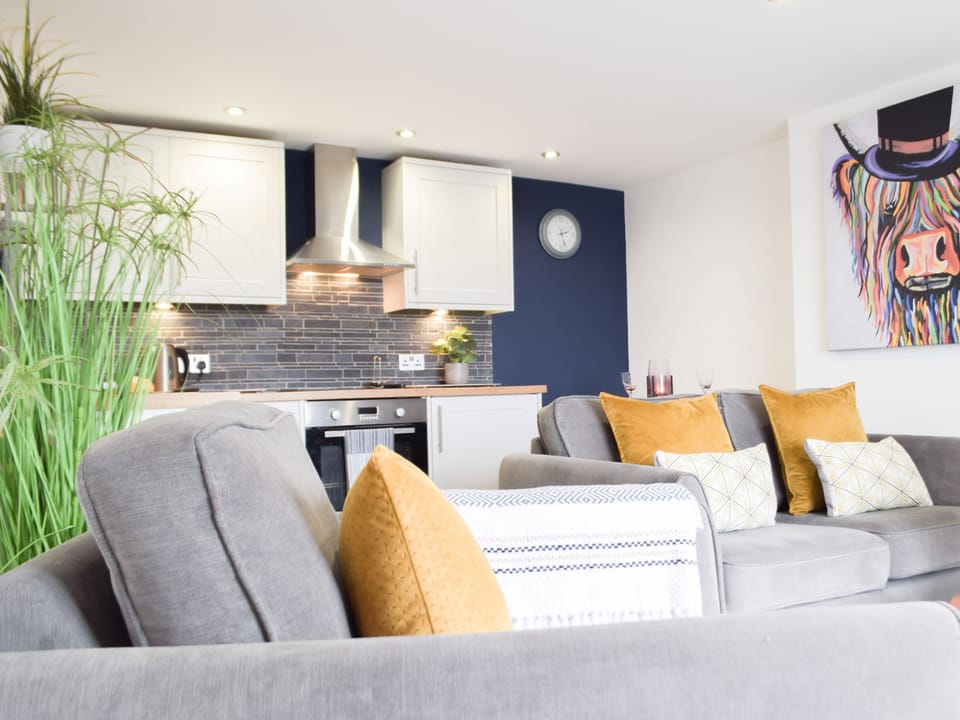 Open plan living space | Ravens Walk Apartment, West Cross
